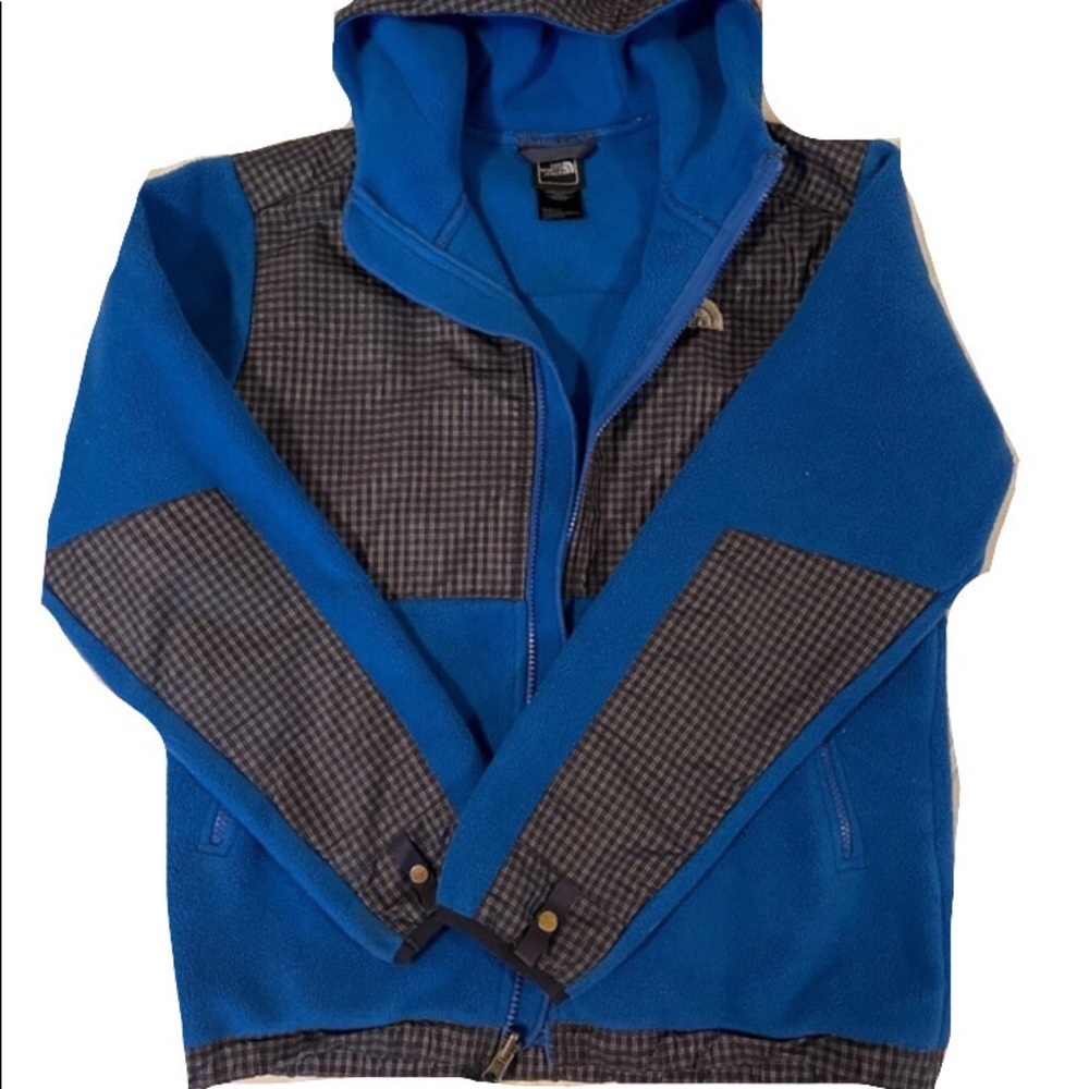 The North Face nylon and fleece hoodie jacket